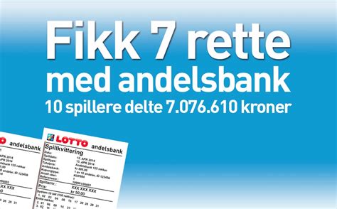 lotto andelsbank